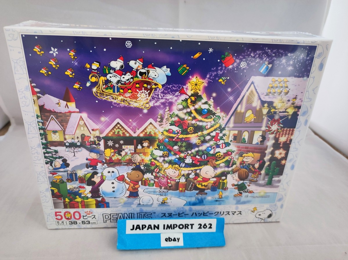PEANUTS Snoopy Happy Christmas 500 Piece Jigsaw Puzzle Epoch ‎06