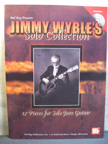 Jimmy Wyble's Solo Collection: 17 Pieces for Solo Jazz Guitar-WITH CD - Picture 1 of 13