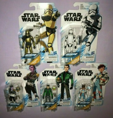 5x STAR WARS RESISTANCE ANIMATED KAZ / TORRA / SYNARA / PYRE