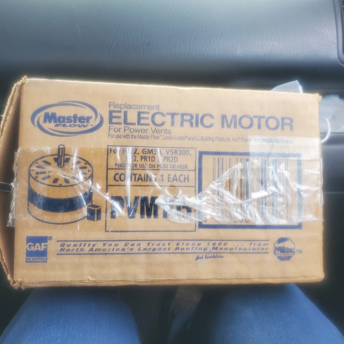 MASTER FLOW PVM105 POWER VENTS ELECTRIC MOTOR | eBay