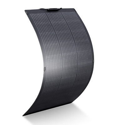 ALLPOWERS 100W Flexibles Solar Panel ETFE Monokristallines Solarpanel IP68 Camp