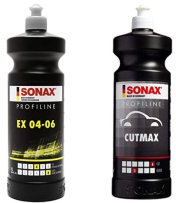 NEW! Sonax Profiline Cutmax & EX 04-06 Cutting And Polishing Compound- 1L 