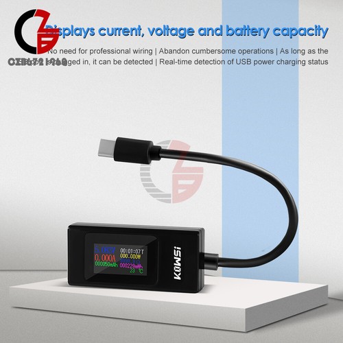 USB Type-C Current Voltage Charging Capacity Meter Tester Multimeter 4-30V 0-6.5 - Picture 2 of 20