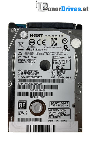 Hitachi HTS545050A7E680 - 500 GB - SATA - PCB 220 0A90351 01 *