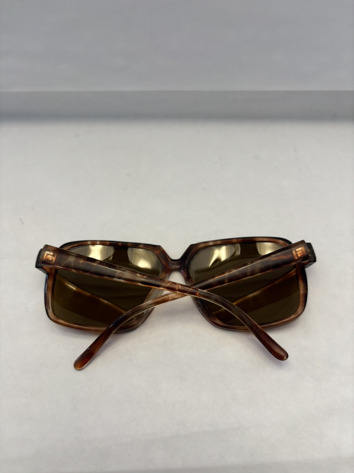 Vintage Large Plastic Frames Brown Rust Colored 1… - image 10