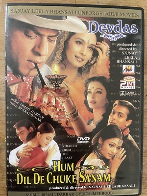 2in1 Bollywood Movies/devdas/hum Dil De Chuke Sanam/romance Films 