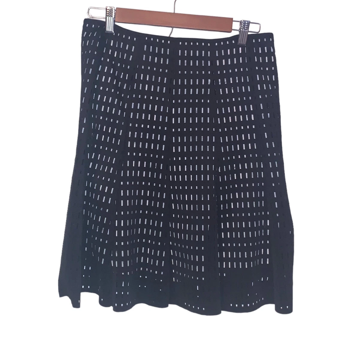 Pencil skirt with top laser cut hem