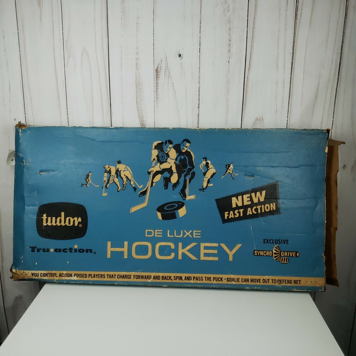60年代ビンテージ　Tudor デラックスホッケーテーブルトップゲーム 60's Vintage Tudor Deluxe Hockey Table Top Game 710 W