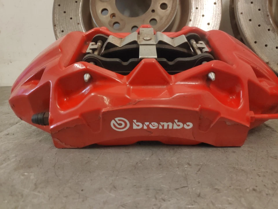 HONDA CIVIC X MK10 TIPO R FK8 2017-2021 4 MACETAS PINZA FRENO DELANTERO BREMBO + DISCOS Foto 4 de 4