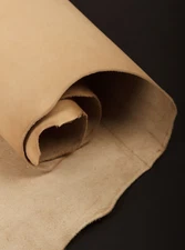 Natural Tan Full Grain Leather Hide – 1.8mm (5oz), Vegetable Tanned Tan Leather