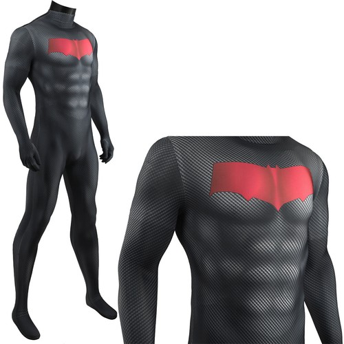 DC Red Hood Halloween Cosplay Costumes Muscle Jumpsuit Man Woman Child Bodysuit - Picture 7 of 12
