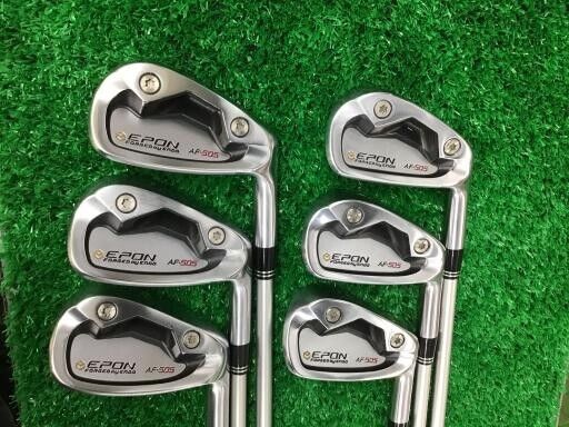 Epon AF-505 6Pcs 6-9+Pw+Aw iron set MCI-70 Flex Stiff | eBay Epon AF-505 6Pcs 6-9+Pw+Aw iron set MCI-70 Flex Stiff | eBay
