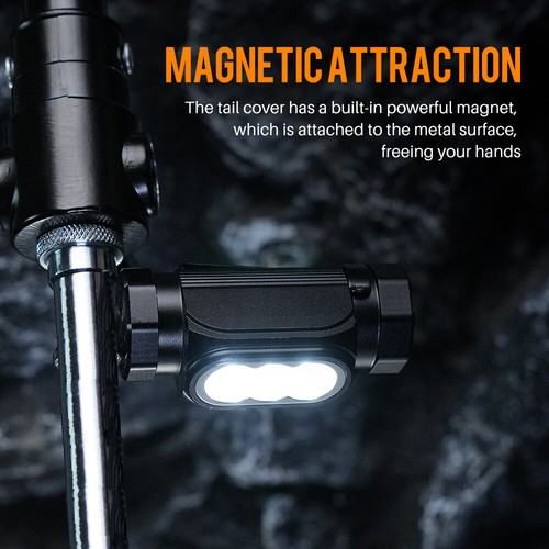 1200 Lumen LED Headlamp Rechargeable Head Lamp Camping Fishing LED Head Torch - Picture 9 of 16