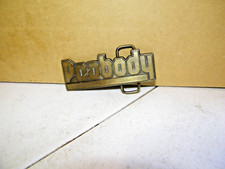 Vintage Peabody Coal Company Belt Buckle Training Award Mine 1985