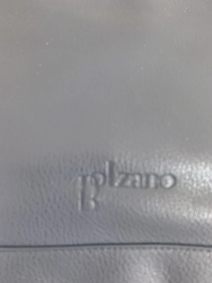 Bolso de hombro Bolzano azul oscuro flexible de cuero suave Foto 2 de 4