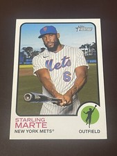 Starling Marte 2022 Topps Heritage High Number - 1973 Oversized #OB-SM NY Mets