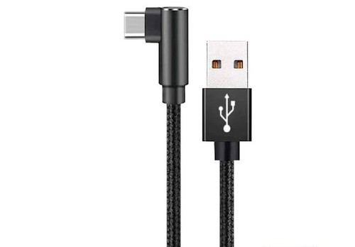 New 90 Degree Type C USB C Fast Charging Cable Charger Cord For Samsung S22 S21. - Picture 3 of 11