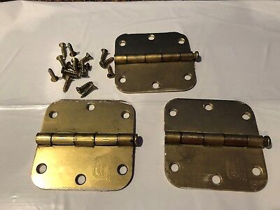 Offset John Wright 88-512 Set of Cast Iron New York Style Shutter Hinges with 2 in