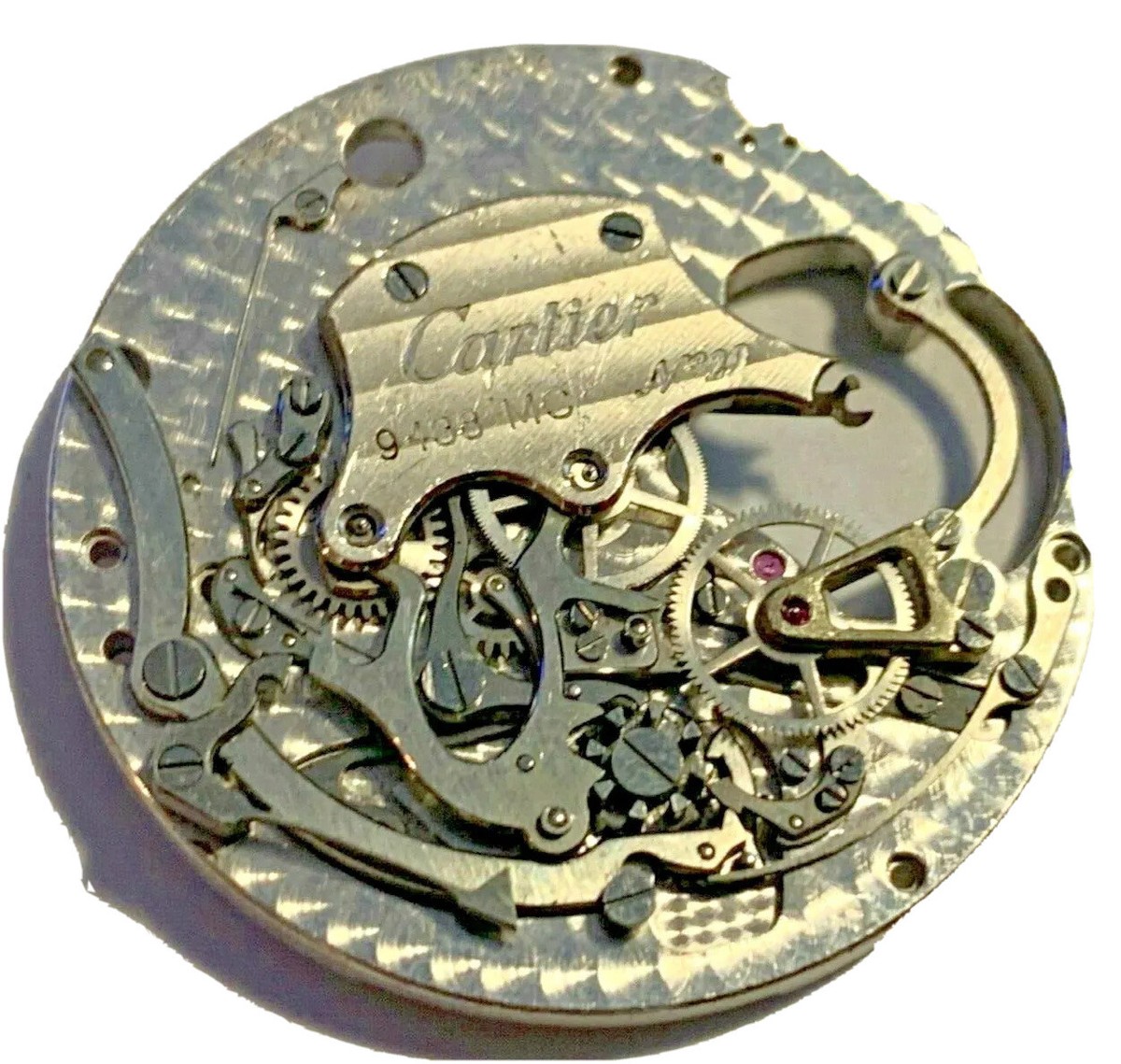 Cartier Cal 9438MC Partial Tourbillon Watch Movement | eBay