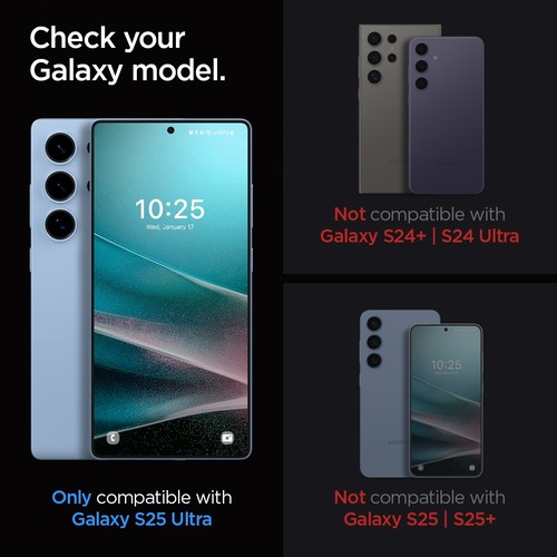 For Galaxy S25/ S24/ Plus/ Ultra Screen Protector SPIGEN EZ Fit Privacy Glass 2P - Picture 9 of 26