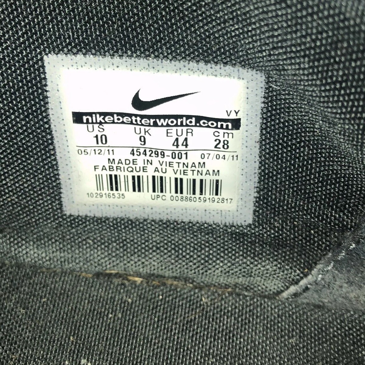 Nike SB 6.0 Rizal Black Low Suede Gum‎ Sole Skateboard Sneakers Size 10 Nike SB Dunk Low Pro Shoes - Black/White/Black/Gum/Light  main image 2