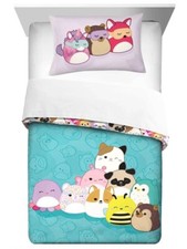 Squishmallows Kids 2pc Reversible Twin/Full Comforter Set-W24248997678