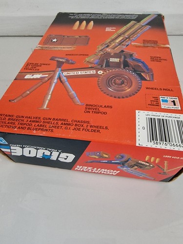GI Joe - Mountain Howitzer - 1984 - sealed new please read description - Picture 9 of 10