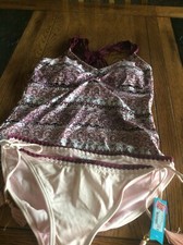 Two piece bathing suit tankini style