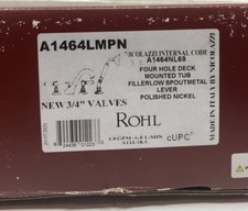 Rohl Polished Nickel Faucet A1464LMPN
