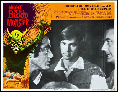 NIGHT OF THE BLOOD MONSTER Original Movie Lobby Card Poster Jesus