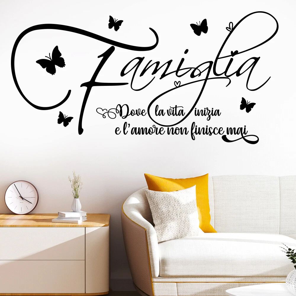 Adesivi e decalcomanie da parete per la decorazione della casa