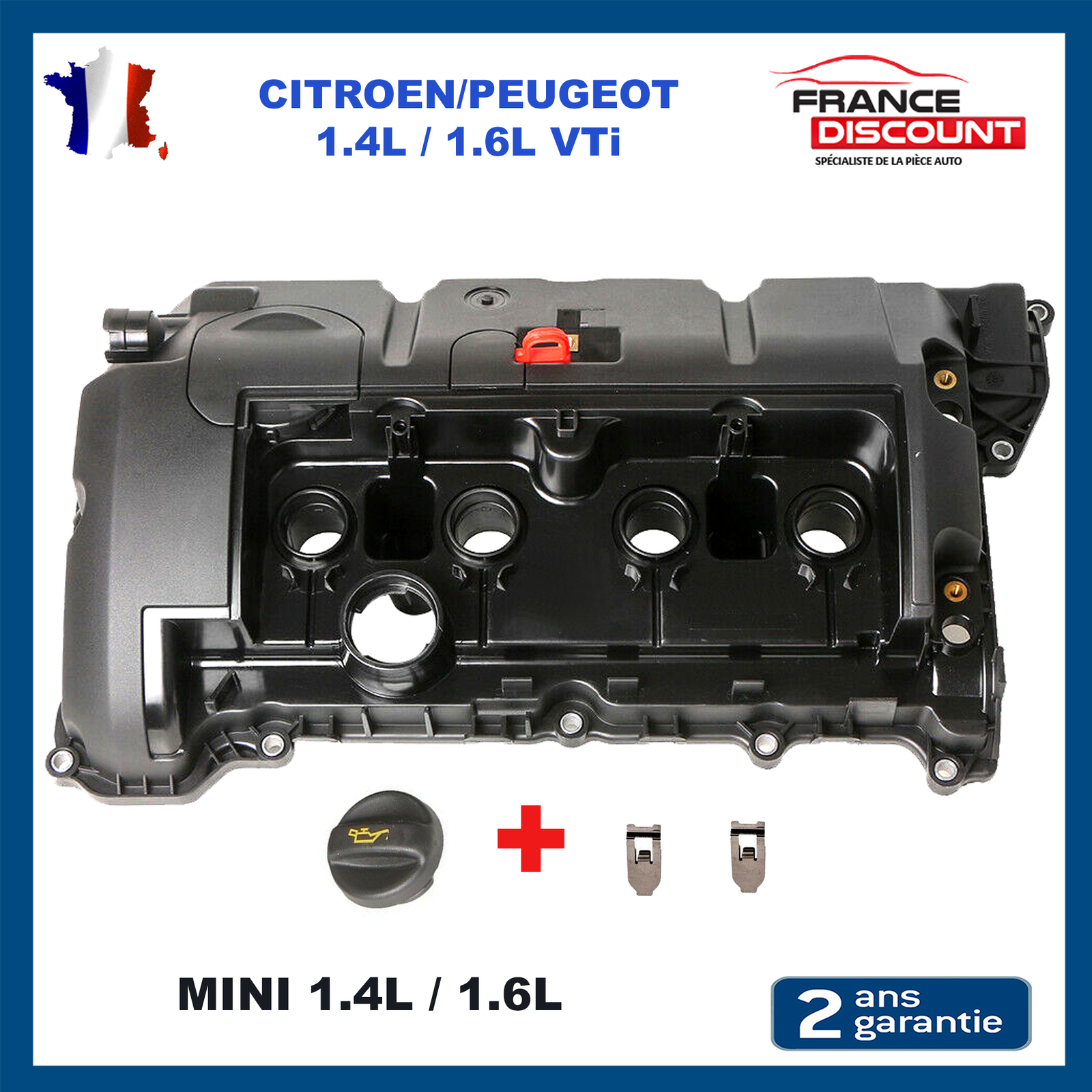 Couvercle culasse cache culbuteurs 11127567791 haute résistance thermique pour moteur
