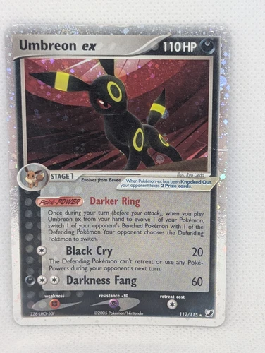 Umbreon ex - 112/115 Unseen Forces - Holo Ultra Rare - Pokemon TCG - Nintendo