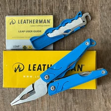 Leatherman Leap Blue multitool. Discontinued