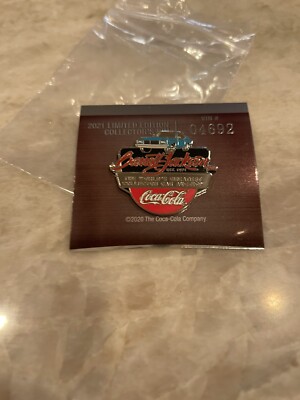 2021 limited edition collectors pin NEW Barrett- Jackson Coca Cola