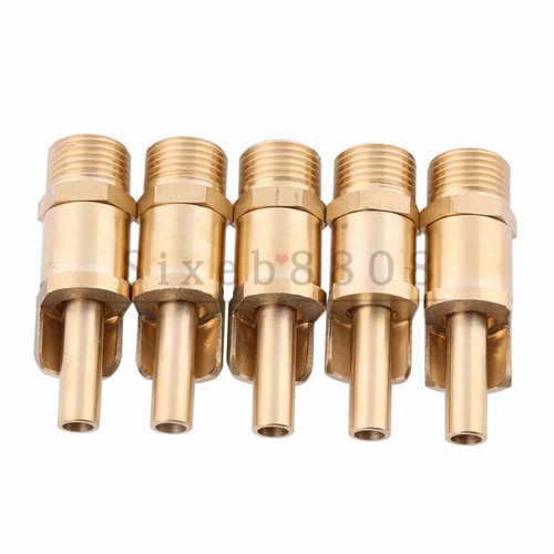 10x Pig Nipple Drinker Waterer 1/2" Thread Straw Type Copper Material - Picture 2 of 5