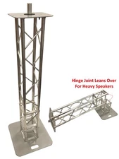 5ft DJ Lighting Aluminum 8x8" Truss Light Weight Tilt Totem System/Speaker Mount