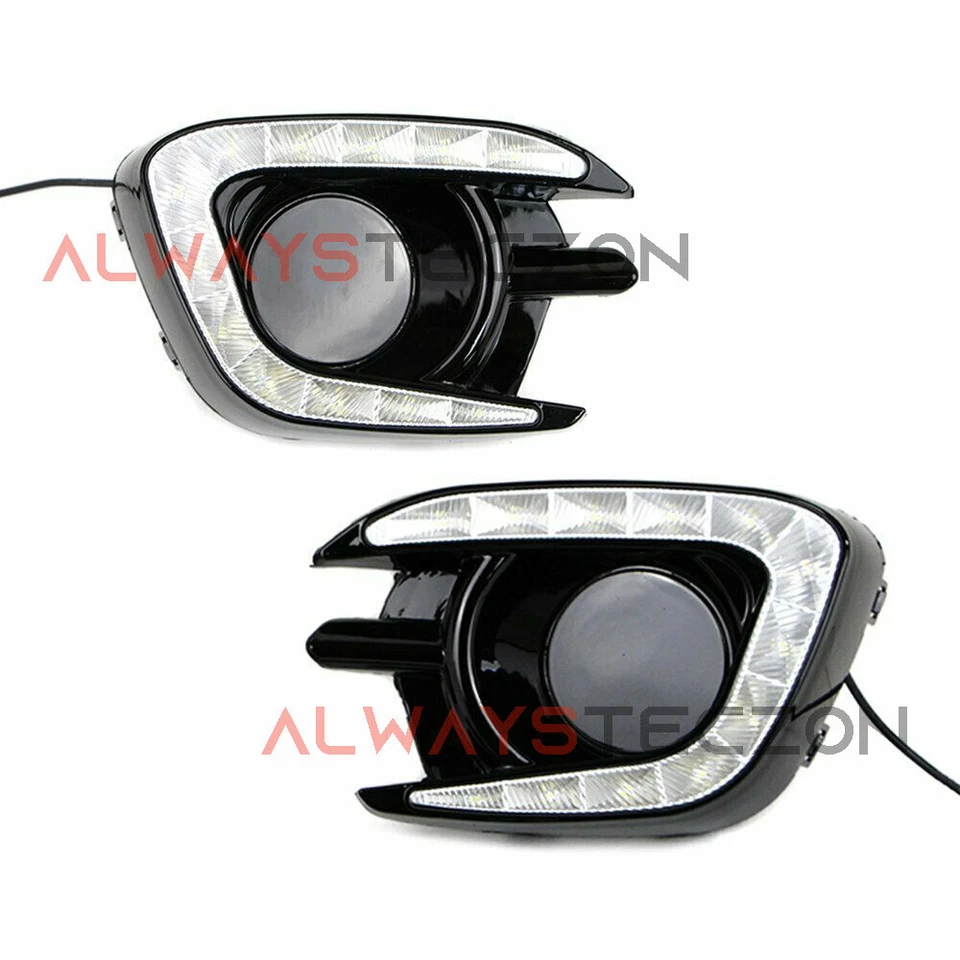 Luz antiniebla diurna LED DRL para Mitsubishi Montero/Pajero 2013-2015 Foto 4 de 4