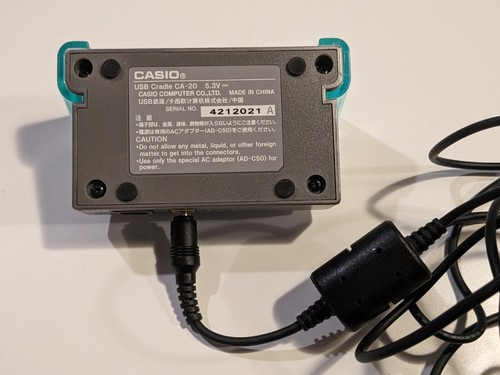 Casio CA-20 Exilim Docking Station -USB Charging Sync Cradle - Picture 2 of 3