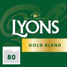 Lyons Gold 80 Tea Bags - Fast 0.09 per strip