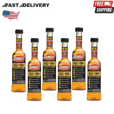 (6 pack) Gumout All-in-One Complete Fuel System Cleaner Additive 10 oz - 510016W