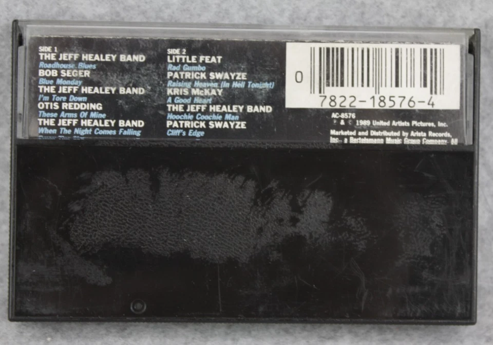 Road House Original Motion Picture Soundtrack Cassette Tape 1989 Arista AC-8576 - Image 2 of 4