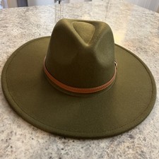 NEW 9.5cm Wide Brim Cotton Blend Felt Fedora Hat Sunshade Headwear Fashion Hats