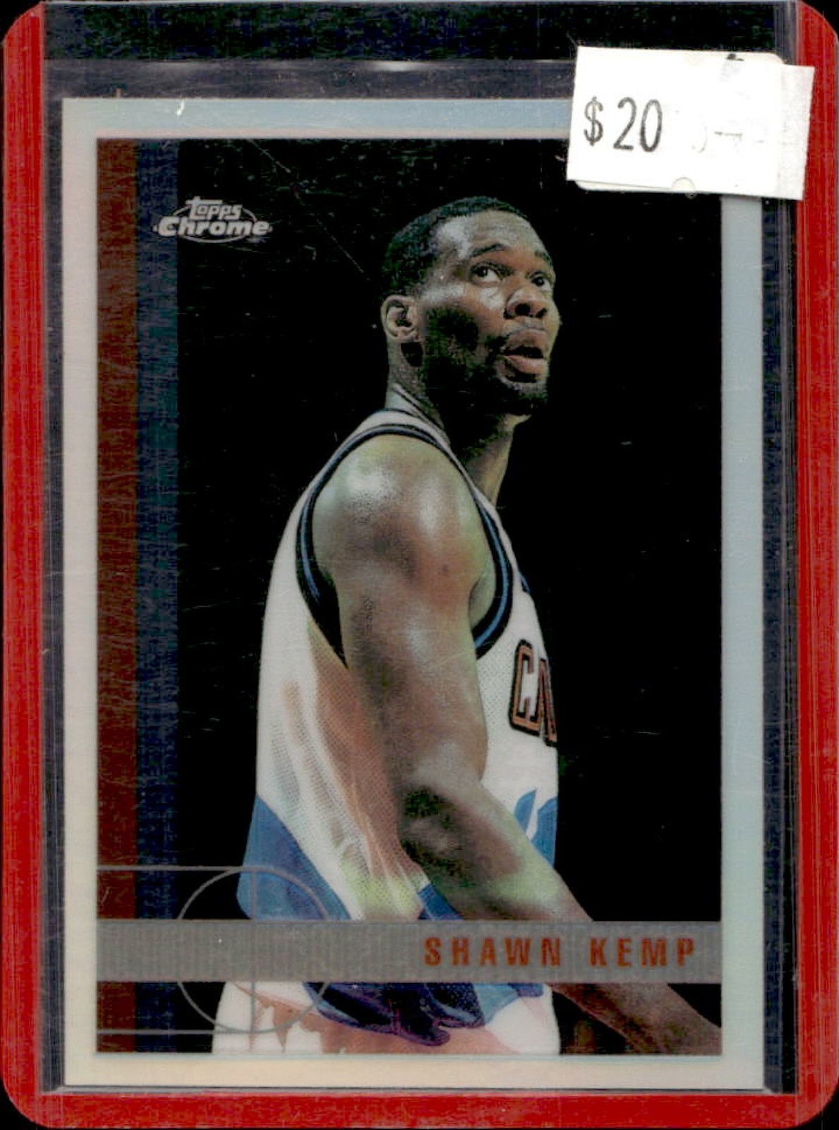 1997-98 Topps Chrome Shawn Kemp Refractor #186 Cavaliers
