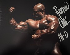 RONNIE COLEMAN SIGNED 8x10 PHOTO BODYBUILDER MR O AUTOGRAPH AUTHENTIC COA
