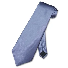 Antonio Ricci NeckTie Solid FRENCH BLUE Color Mens Neck Tie