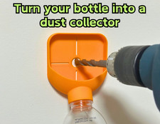 Drill Dust Collector with bottle adaptor and cap