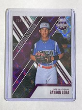 2017 Panini Elite Extra Edition - Purple Aspirations #ed /200 Bayron Lora #179