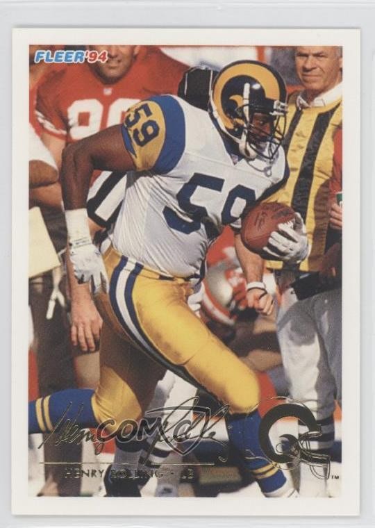 1994 Fleer Henry Rolling #263 2u3