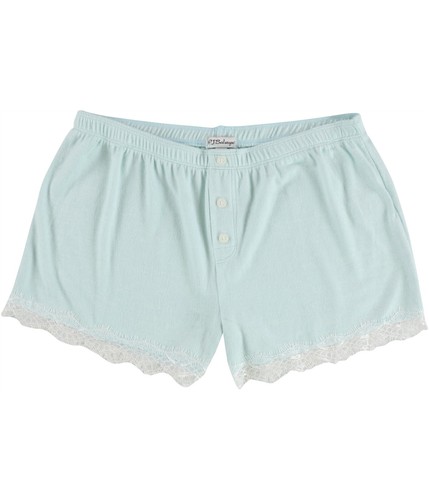 P.J. Pantalones cortos de pijama Salvage para mujer con diseño de encaje